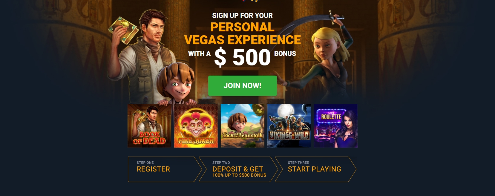 Registrazione di Vulkan Vegas